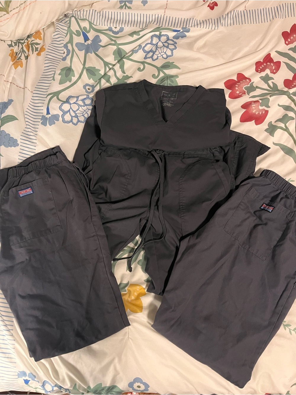 Women’s Pewter Grey Cherokee Scrubs BUNDLE 4 PIECES